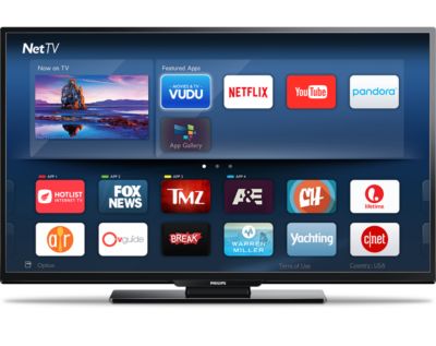 como conectar un smart tv philips a netflix