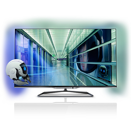 55PFL7008K/12  Ultraflacher 3D Smart LED TV