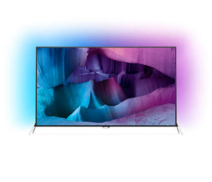 Ultraflacher 4K UHD LED TV powered by Android