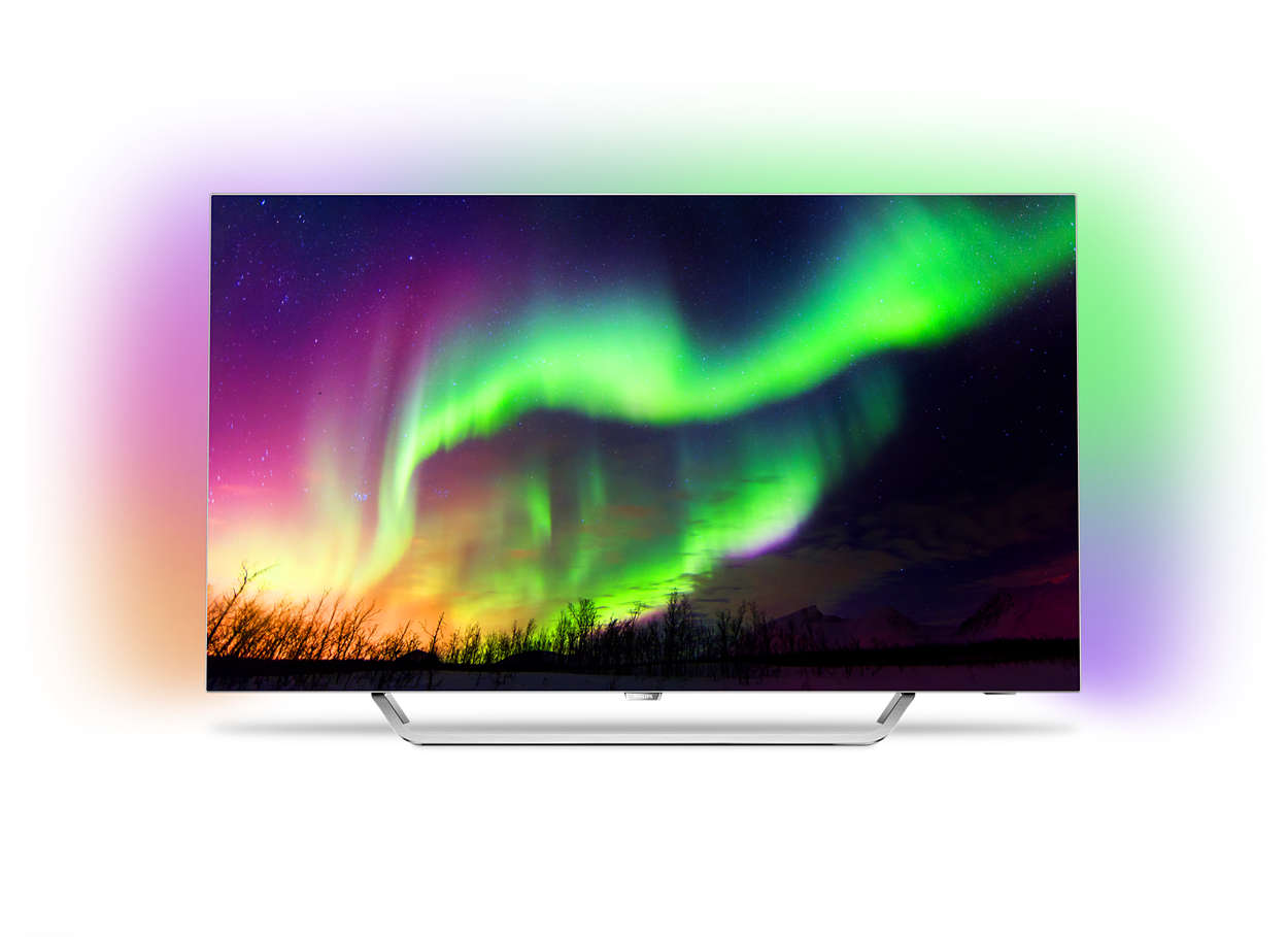 Android TV 4K OLED Ultra HD plano