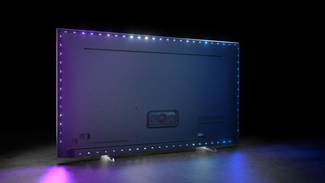 Philips TV 2021: PML9506 Rückseite mit Ambilight