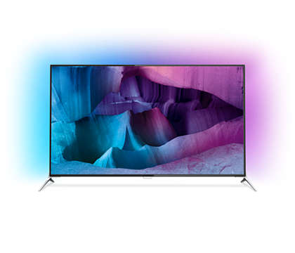 Flacher 4K UHD LED TV powered by Android™