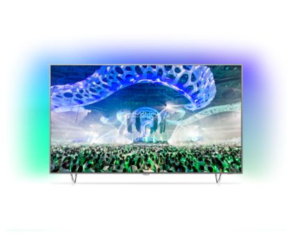 Slimmad LED-TV med 4K Ultra och Android TV