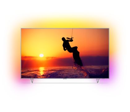 Ļoti plāns 4K UHD LED TV, ko darbina Android TV