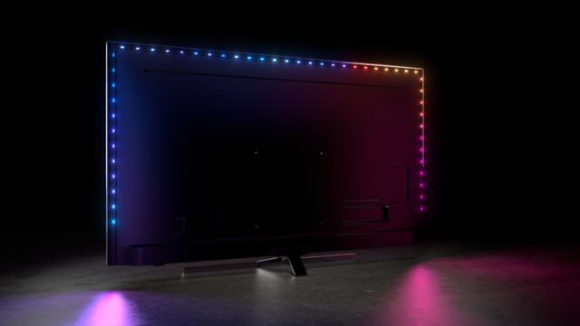 Philips TV 2021: PUS8506, PUS8536, PUS8546 und PUS8556 Rückseite mit Ambilight