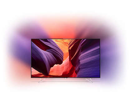 Ultraflacher 4K LED TV powered by Android™