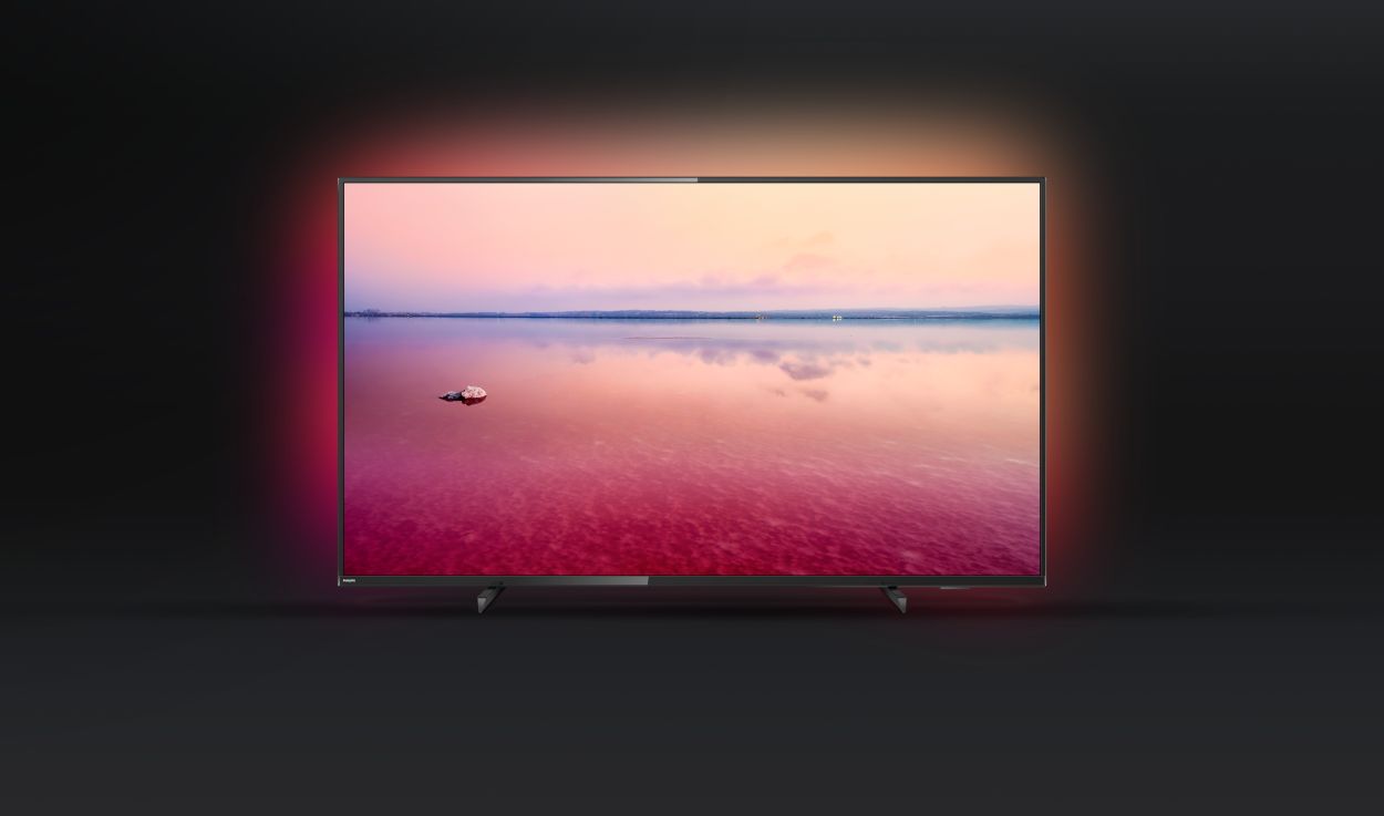 Philips 55oled807 вид с боку.