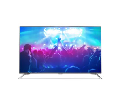 دقة 4K، شاشة رفيعة جدًا، تلفزيون LED مشغّل بواسطة Android TV