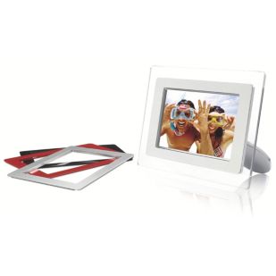 7" LCD display 6.5" viewing area PhotoFrame