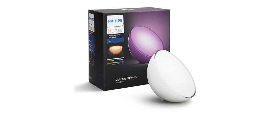 Negen medley Auto Hue White and color ambiance Philips hue Go witte en gekleurde  sfeerverlichting 8718696123096 | Philips