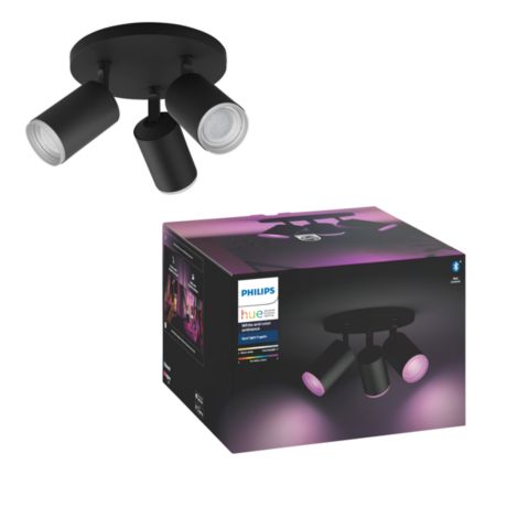 8718696171547 Hue White and color ambiance Fugato-spot drievoudig