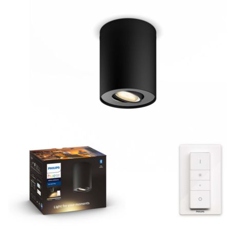 8718696175330 Hue White ambiance Pillar-spot enkel