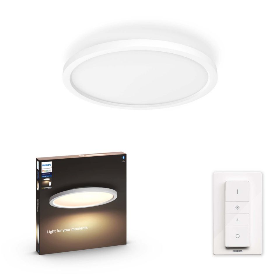 Verval Aandringen Afrekenen Hue White ambiance Aurelle Hue-plafondlamp rond 8718696175873 | Philips