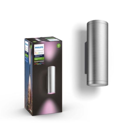 8718696176207 Hue White and color ambiance Appear-wandlamp voor buitenshuis