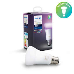 Hue White and color ambiance Single bulb B22