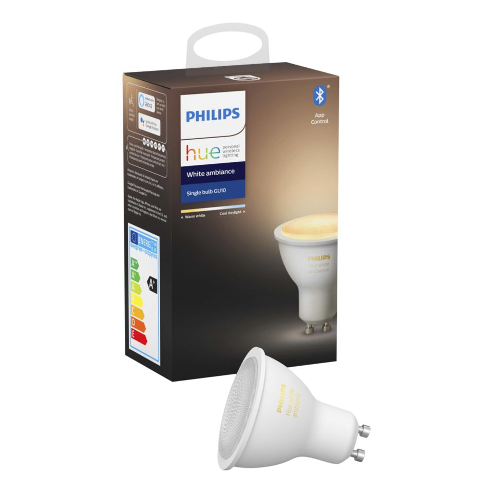 Vergadering ontsnapping uit de gevangenis Stal Hue White ambiance Losse lamp GU10 8718699628673 | Philips