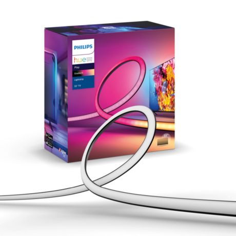 8718699784751 Hue White and color ambiance Play-lichtstrip met kleurverloop 55"