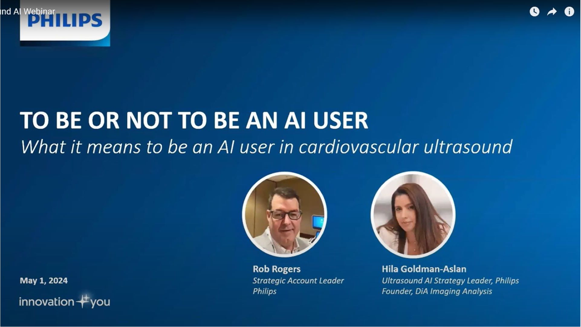 To be or not to be an AI user - Ultrasound AI webinar recording 
