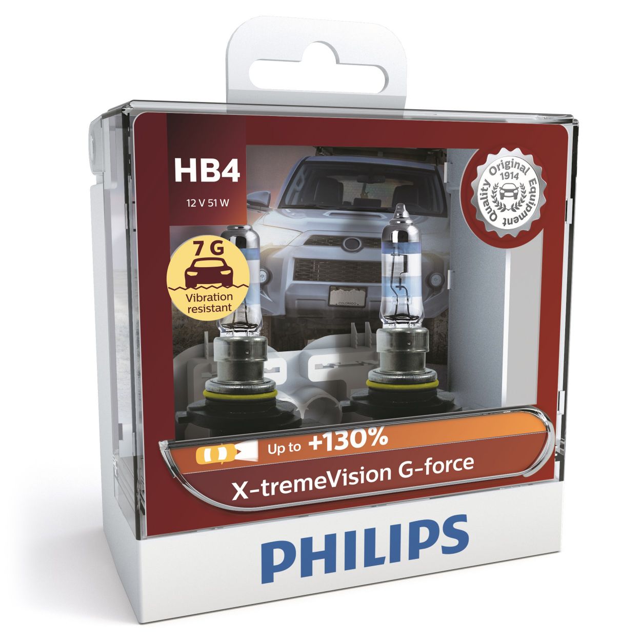 X-tremeVision G-force car headlight bulb 9006XVGS2 | Philips