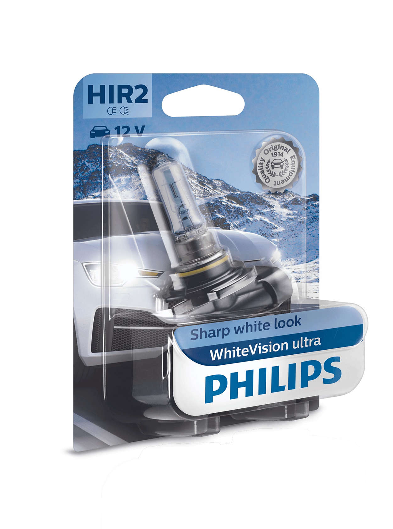 condenser Blossom In the name WhiteVision ultra car headlight bulb 9012WVUB1 | Philips