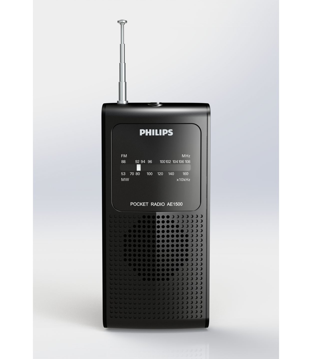 Philips AM FM Battery Operated Portable Pocket Radio with