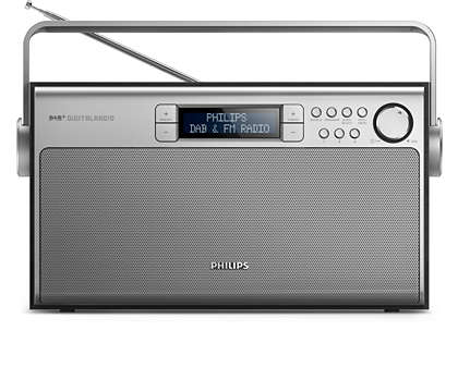 Great sound from DAB+ radio anywhere