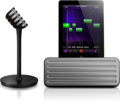 portable speaker with wireless microphone