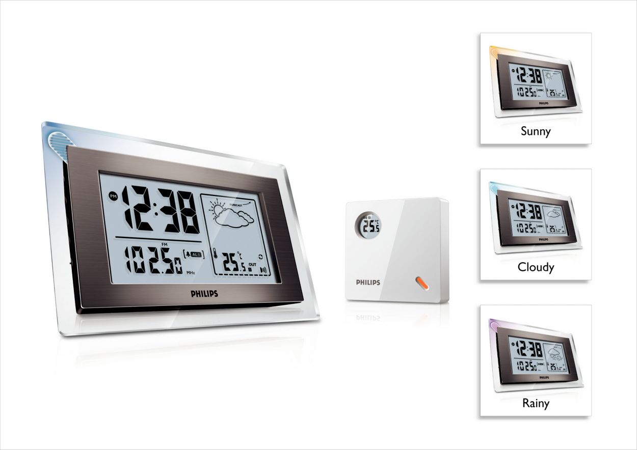 Weather Clock Radio AJ260/05 Philips