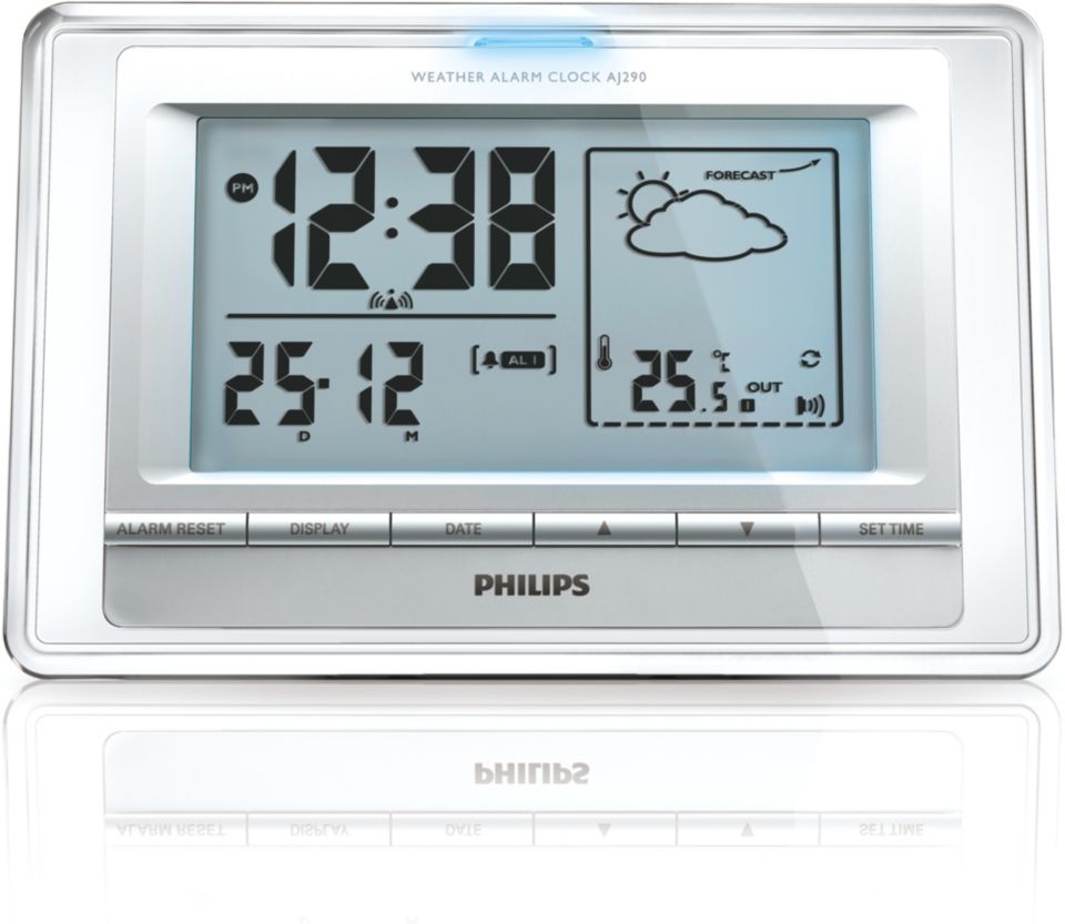 Wecker mit Wetteranzeige AJ290/12 Philips