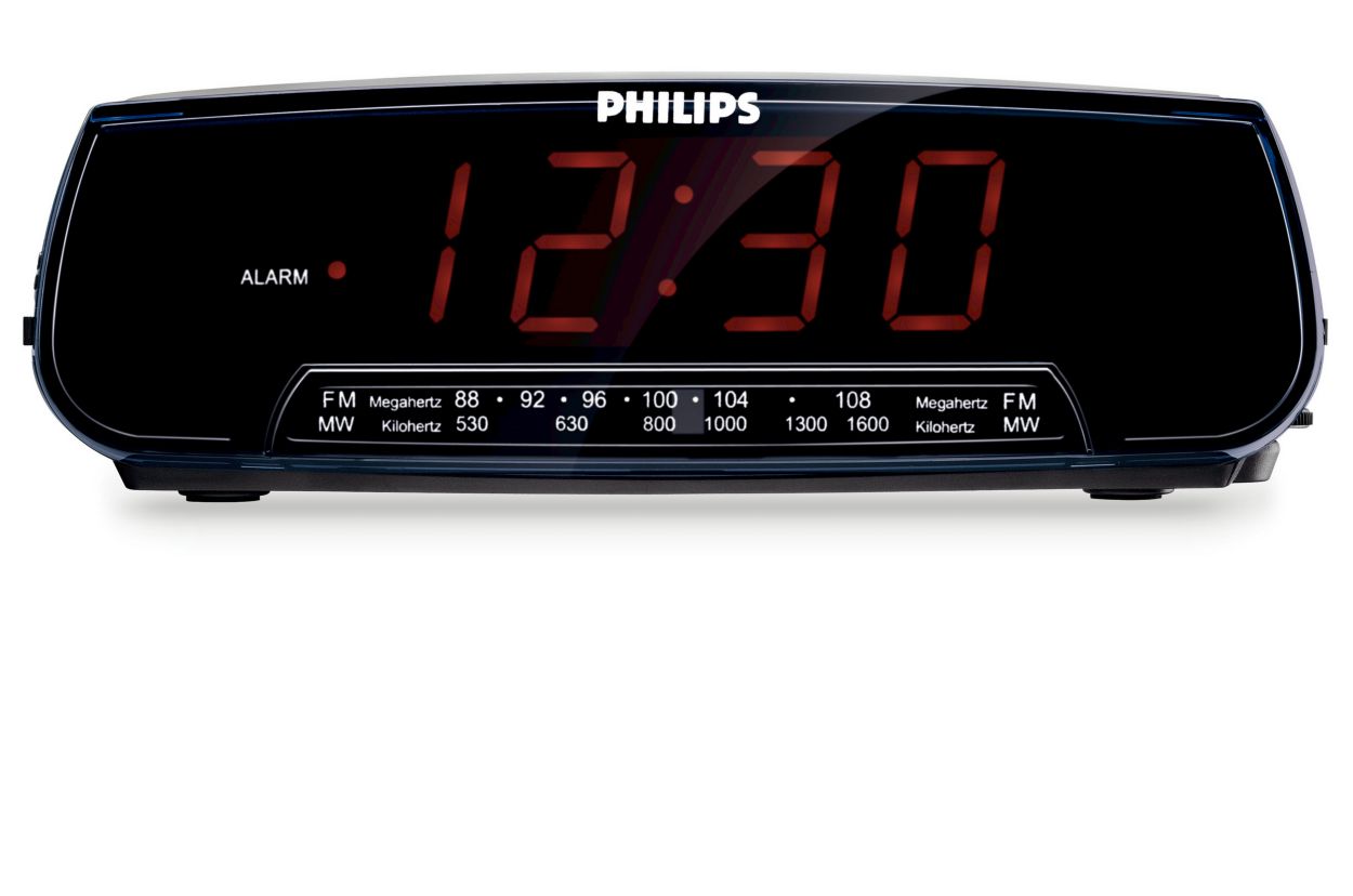 Radio despertador c/ sintonizador digital, pantalla led Philips