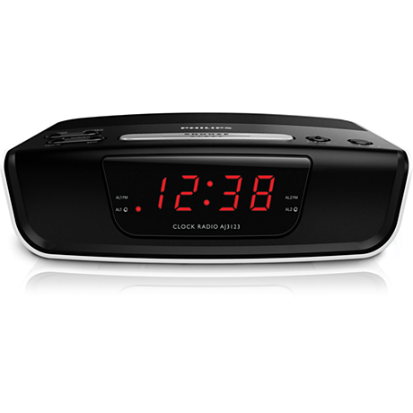 AJ3123/12  Digital tuning clock radio
