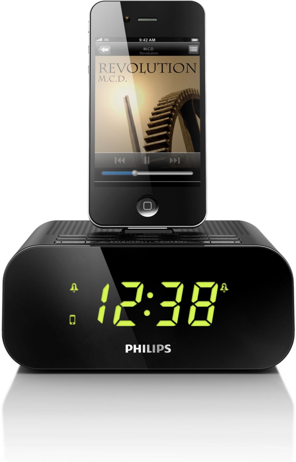 Radio reloj despertador para iPod/iPhone AJ5300D/37