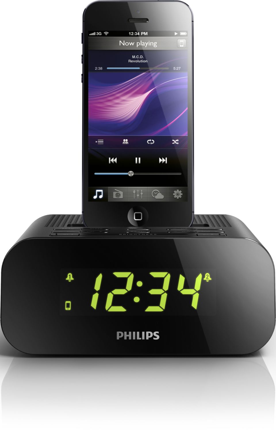 Clock radio for iPhone AJ3275D/12 | Philips