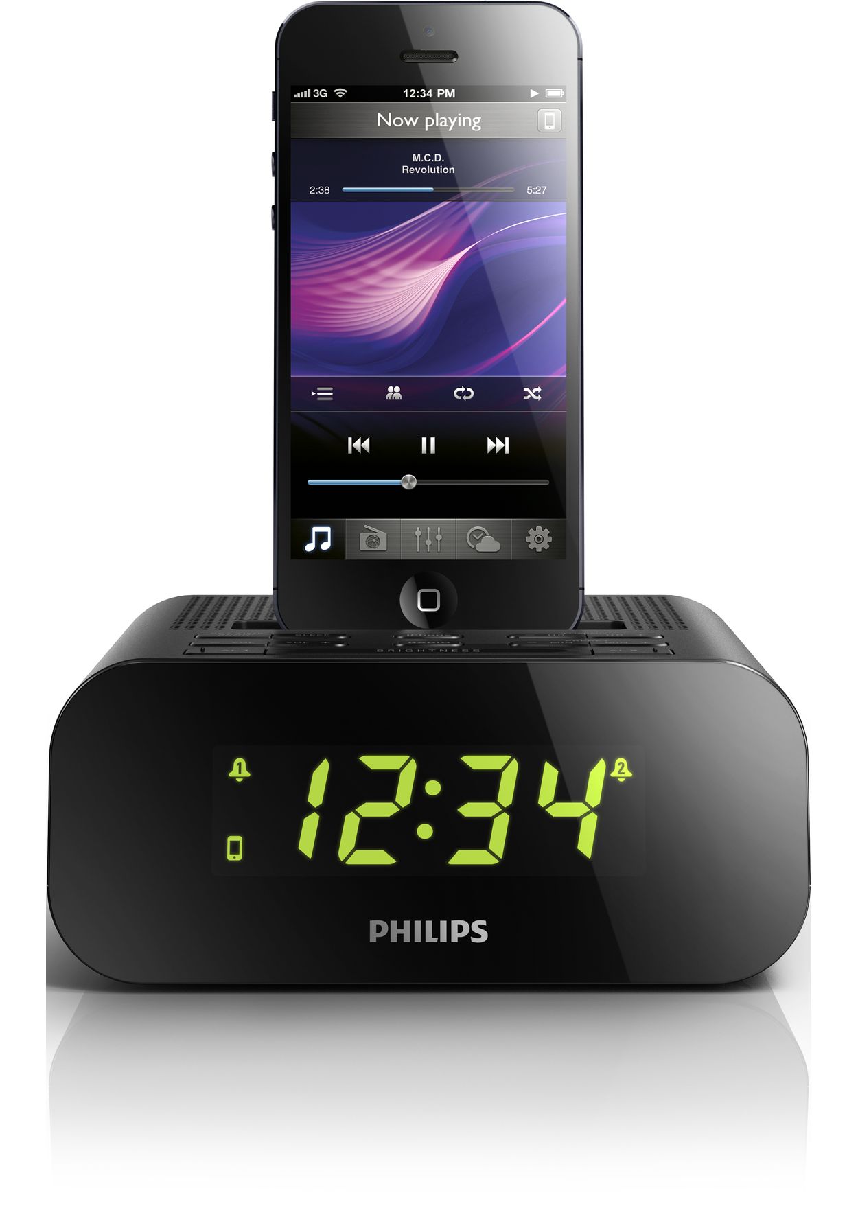 Klokradio voor iPod/iPhone AJ3275D/12 Philips