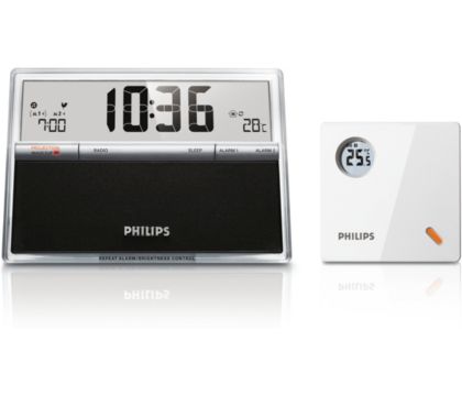 Philips Radiosveglia digitale Radio FM Orologio Sveglia funzione