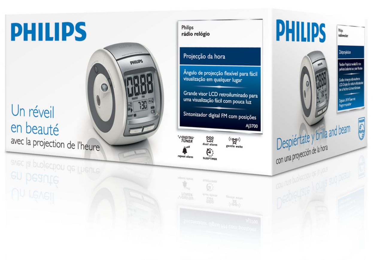 Bon plan – Radio-réveil Philips AJ5030 avec projecteur 180° - Les Numériques