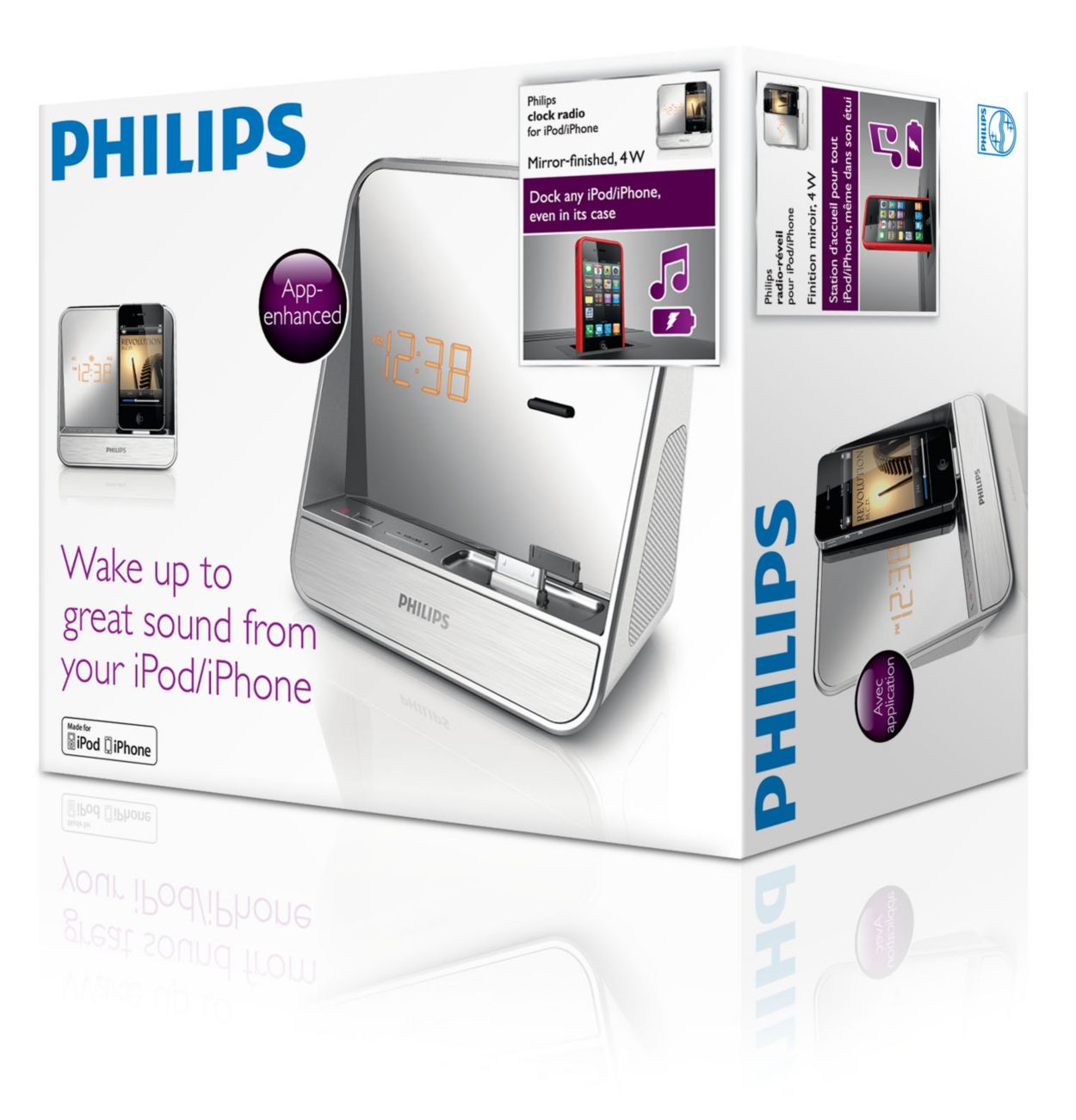 Radio réveil dock Ipod Philips OK