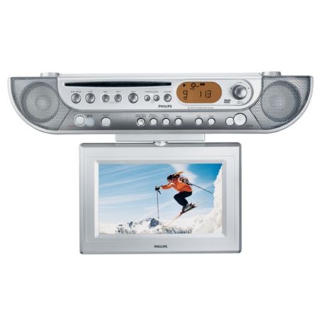 AJL700/37B  DVD LCD-TV Kitchen Clock Radio