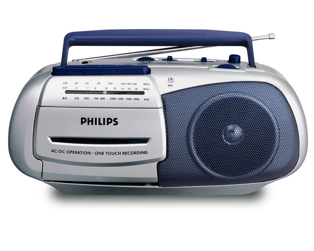 Radio Cassette Recorder Aq413001 Philips 1651