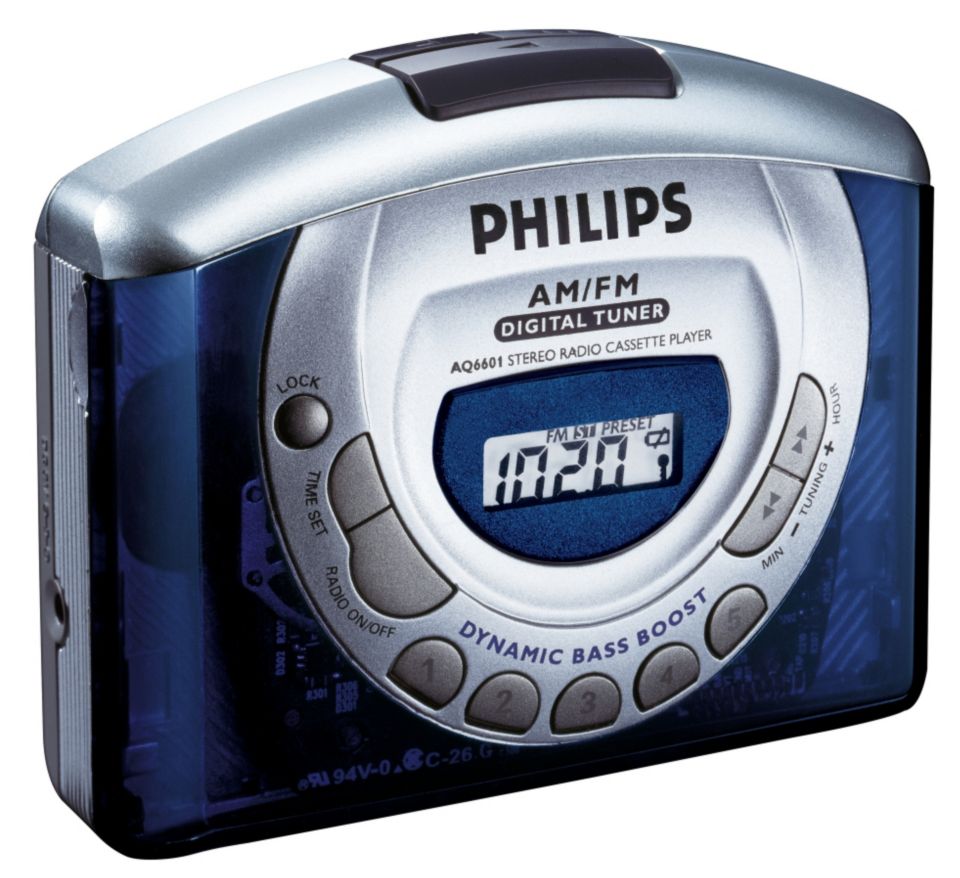 Портативный кассетный плеер AQ6601/00C Philips