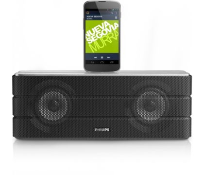 Stream your music and charge your Android phone