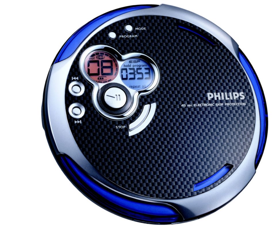 Sports Portable Cd Player Bouton tactile Rechargeable Disc Player