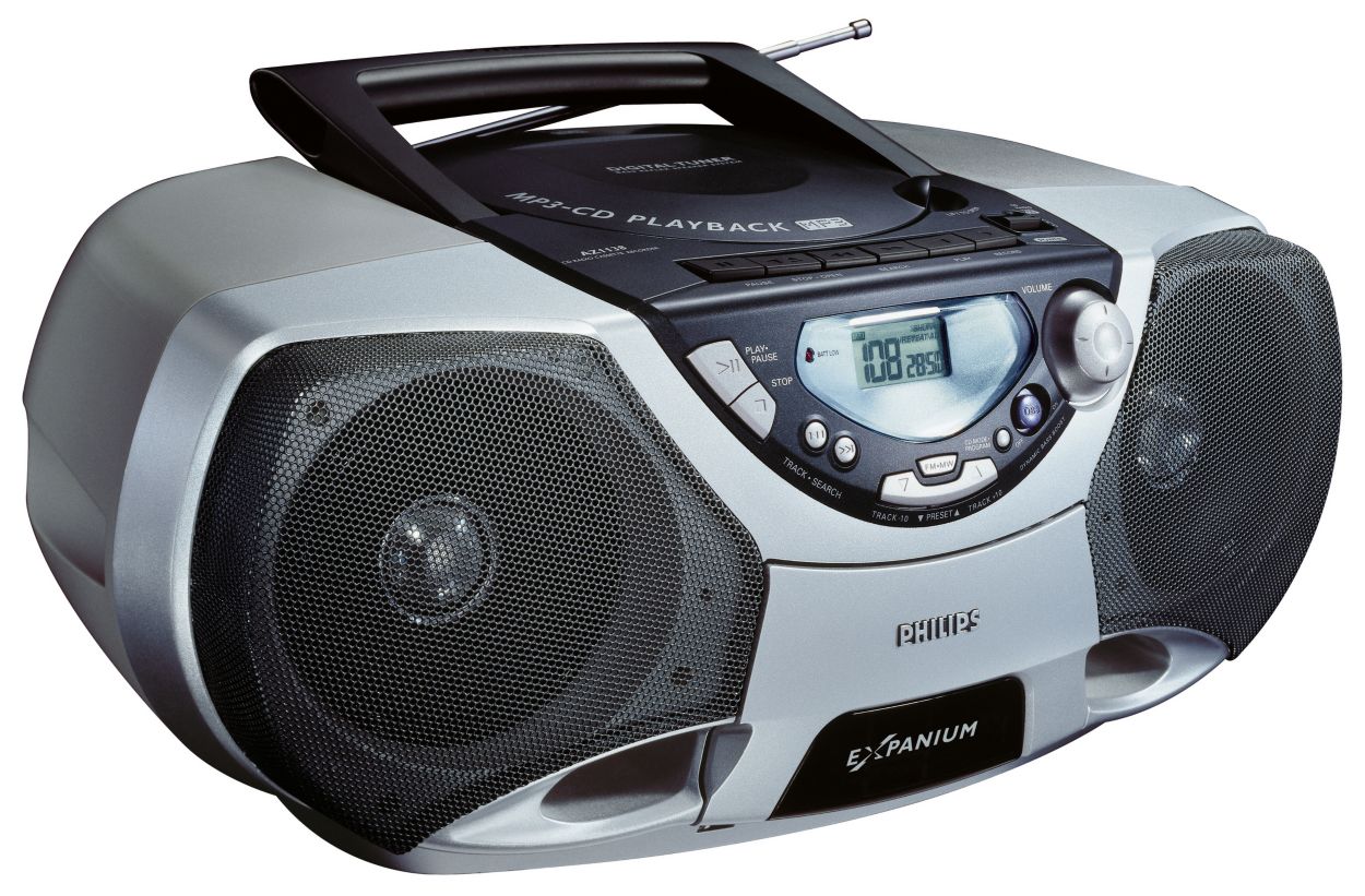 PORTABLE RADIO CASS REC + CD