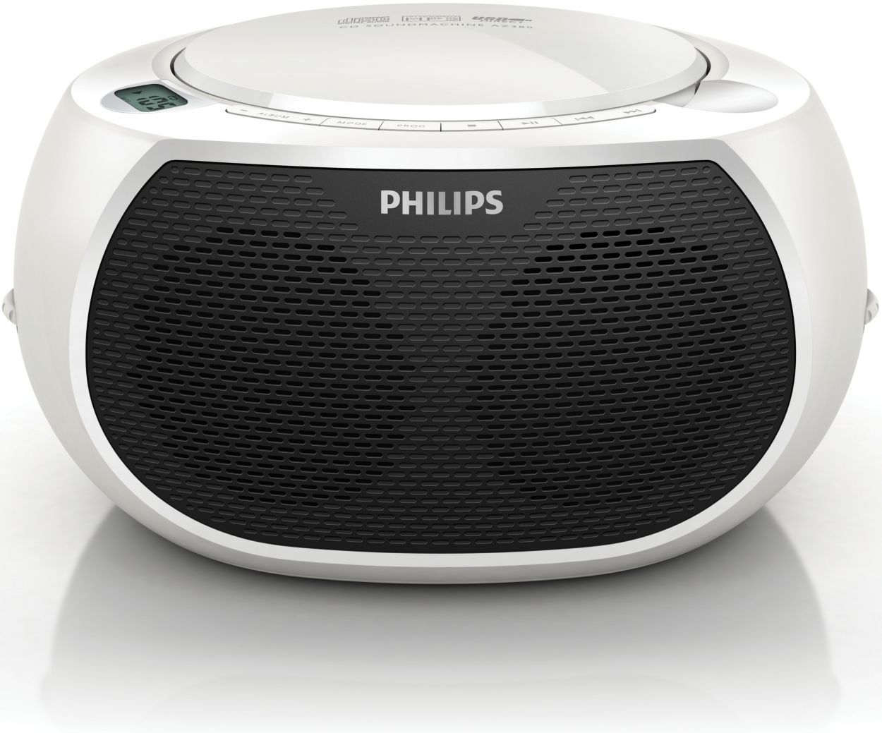 Philips CD Soundmachine AZ380W CD, MP3-CD, USB, FM USB Direct 2W