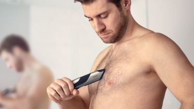 shaving chest with electric razor