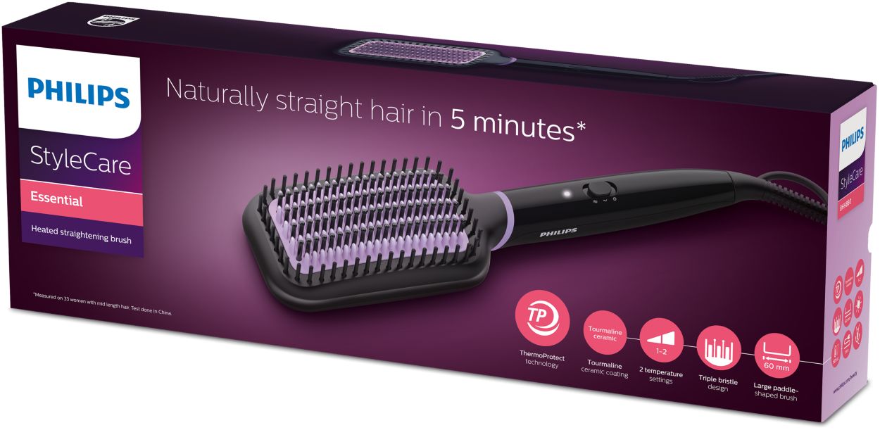 Stylecare Essential Heated Straightening Brush Bhh880 03 Philips