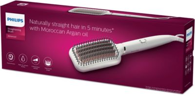 philips hair straightener brush