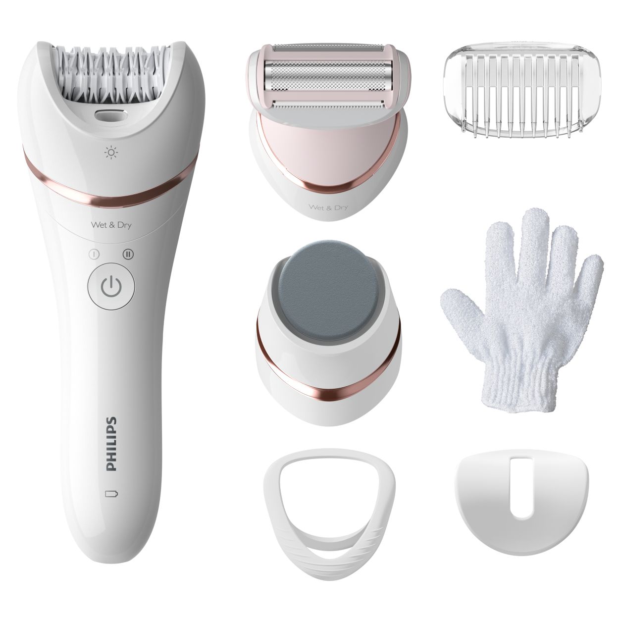 Epilator Series 8000 Depiladora Wet & Dry BRE730/00 | Philips