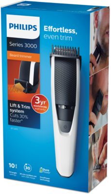 philips series 3000 beard trimmer charging time