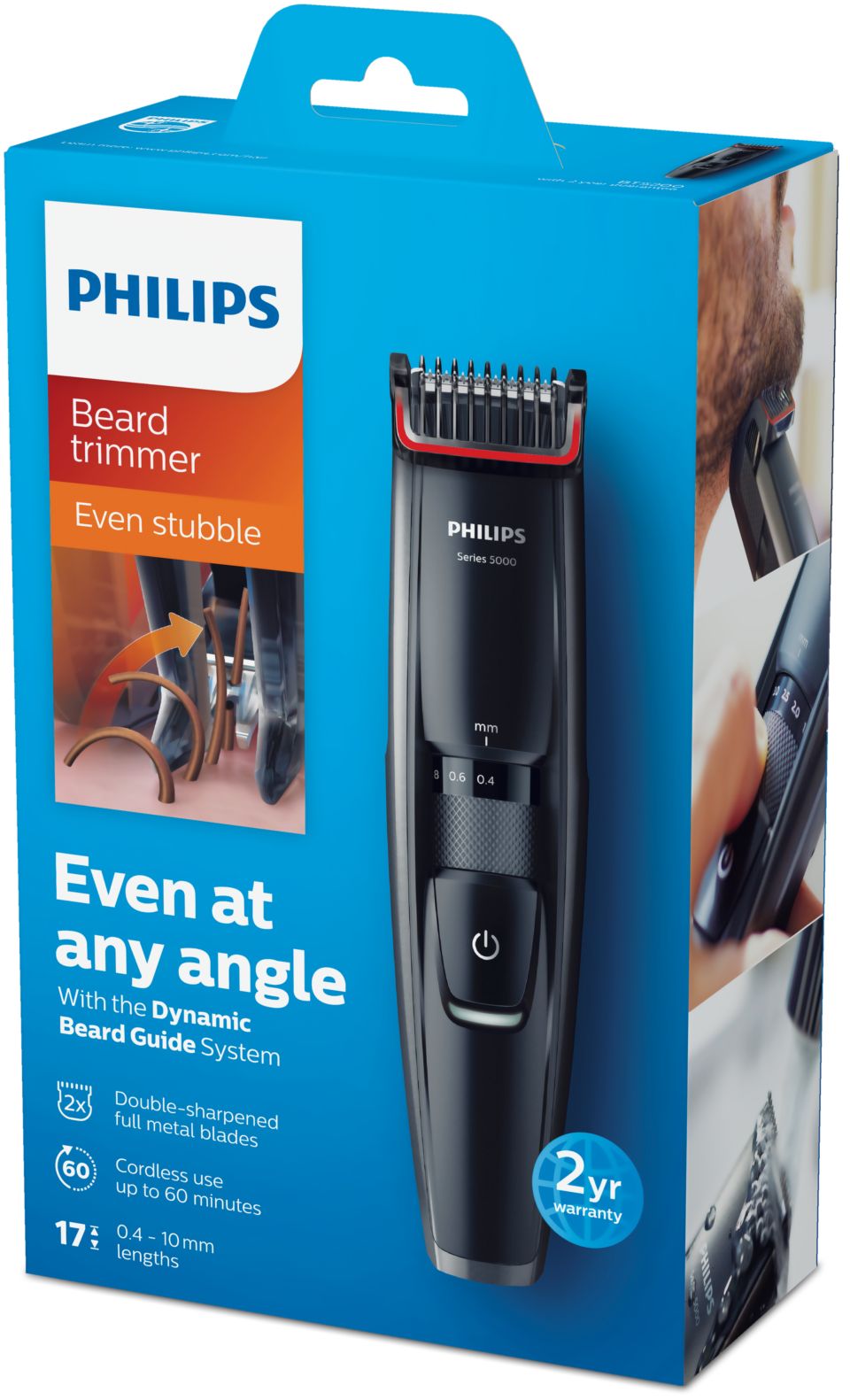 Beardtrimmer Series 5000 Stubble Trimmer Bt5200 13 Philips